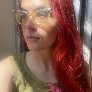 True Vintage 1950s Cat Eye Bifocal Eyeglasses